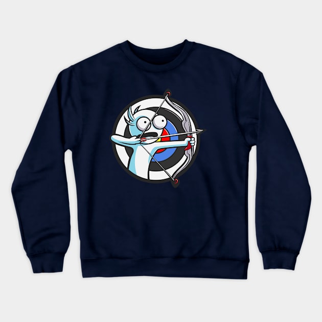 Mad About Archery simple Crewneck Sweatshirt by Gazpakio